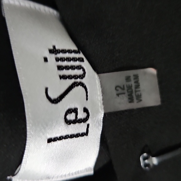 Le Suit Black Wide Leg Pants - Picture 3 of 6